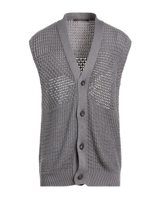 Tagliatore Gray Cardigans for men