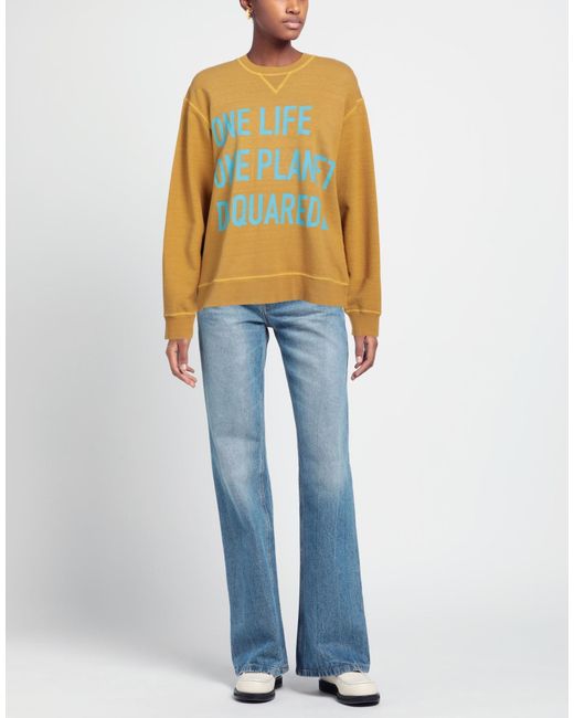 DSquared² Yellow Sweatshirt