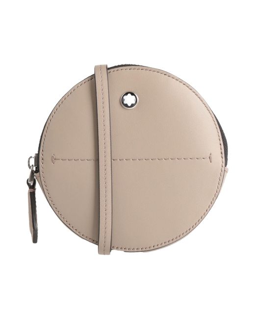 Montblanc Natural Taupe Cross-Body Bag Leather