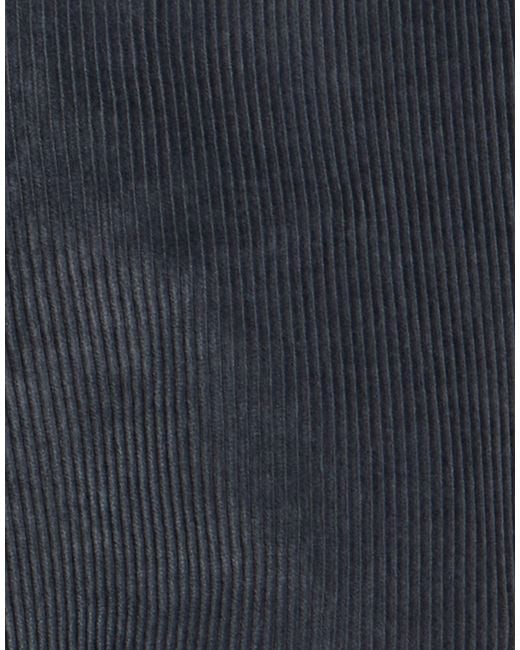 0/zero Construction Blue Pants Cotton, Elastane for men
