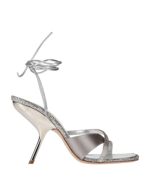 Ferragamo White Sandals Kidskin