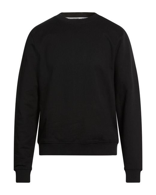 John Richmond Men's Black Sweatshirt Cotton