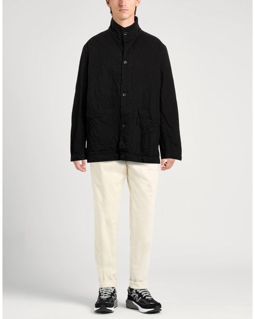 Studio Nicholson Black Denim Outerwear Cotton for men