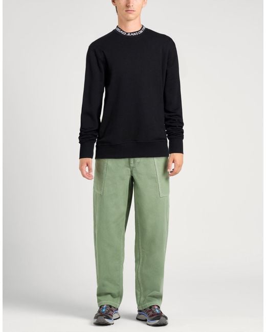 Versace Jeans Couture Blue Sweatshirt Cotton for men