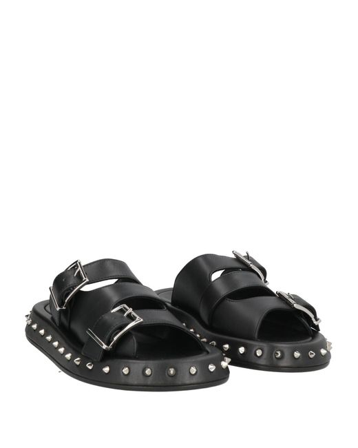 McQueen Black Sandals