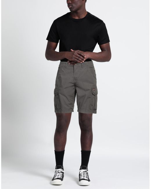 Napapijri Gray Shorts & Bermuda Shorts for men