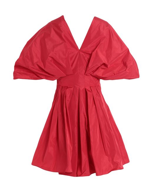 Rochas Red Mini Dress