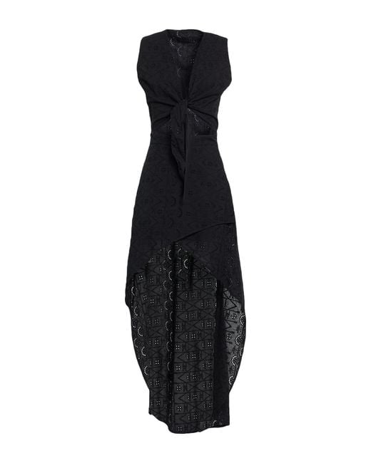 Gaelle Paris Black Maxi Dress Cotton