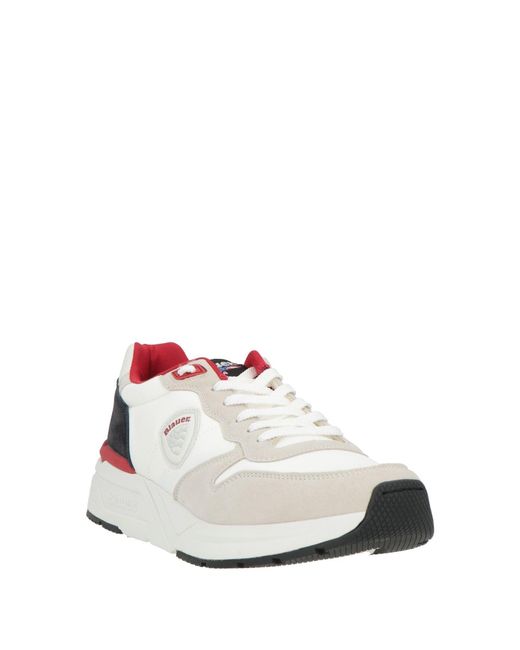 Blauer Sneakers in White für Herren