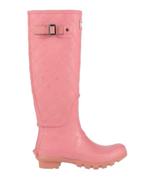 Barbour Pink Stiefel