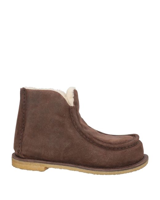 J.W. Anderson Brown Ankle Boots