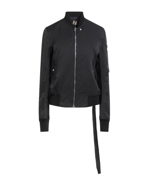 Rick Owens Black Jacket Polyamide, Cotton