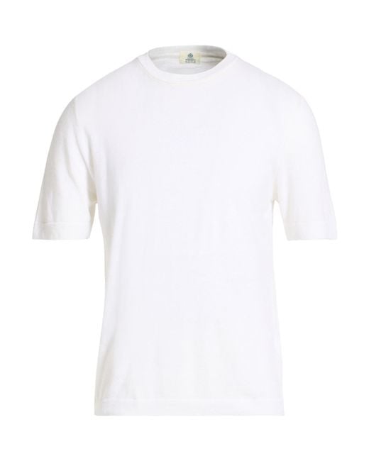 Pullover Luigi Borrelli Napoli de hombre de color White