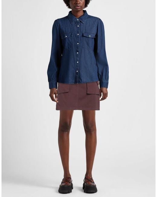 Holzweiler Purple Mini Skirt