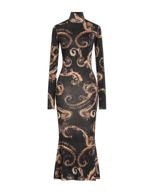 Versace Jeans Couture Black Maxi Dress