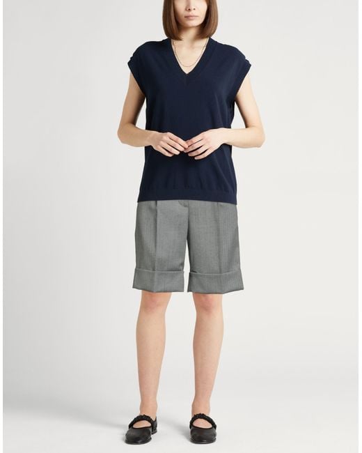 Thom Browne Gray Shorts & Bermuda Shorts