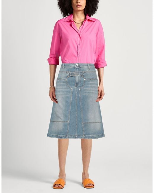 Stella McCartney Blue Denim Skirt