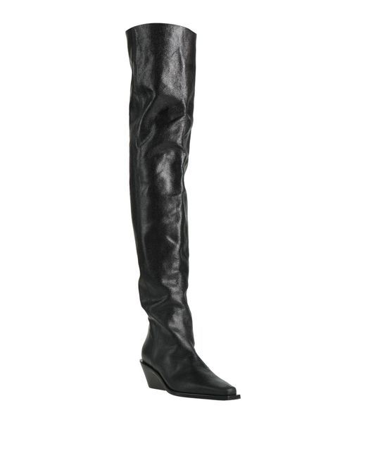 Ann Demeulemeester Black Boot Leather