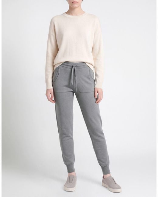 Carla G Gray Pants Viscose, Polyester
