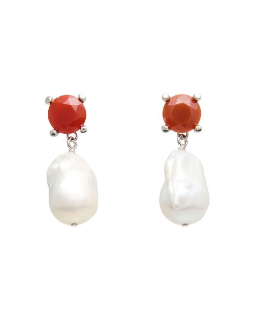 Pendiente Chloé de color White