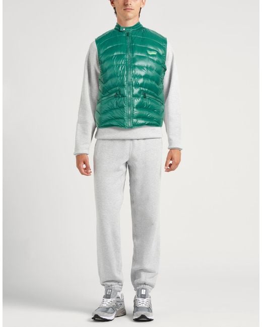 Gas Green Vest Polyamide for men