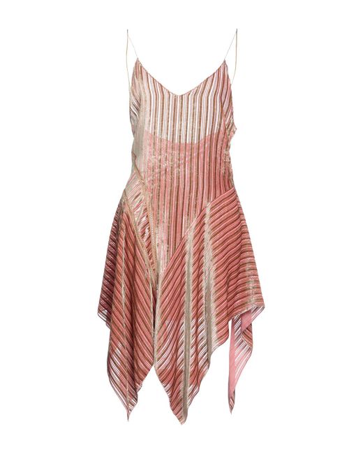 DSquared² Pink Midi-Kleid