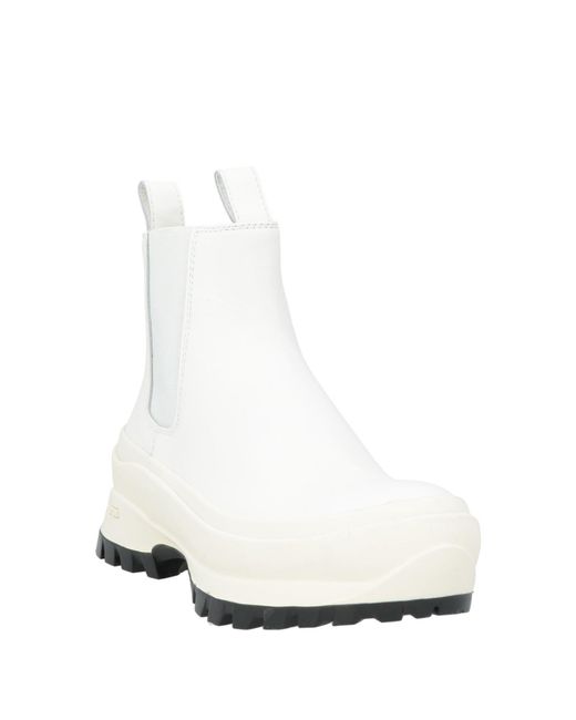Jil Sander White Stiefelette
