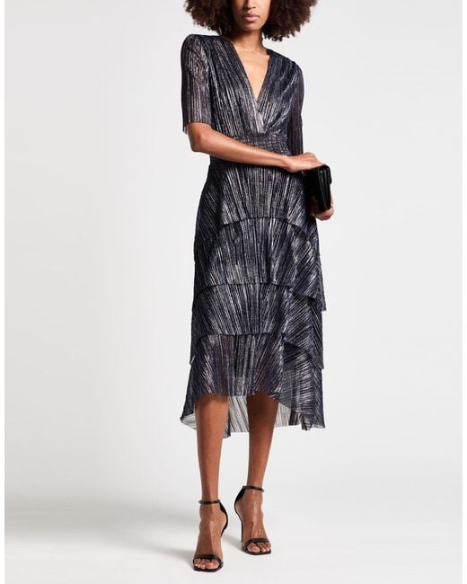 Maje Black Maxi Dress Polyester