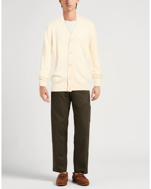 Officina 36 Natural Cardigan Wool, Polyamide for men
