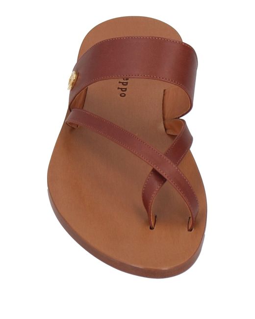 Dee Ocleppo Brown Thong Sandal