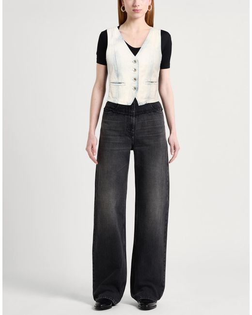 Patrizia Pepe White Tailored Vests