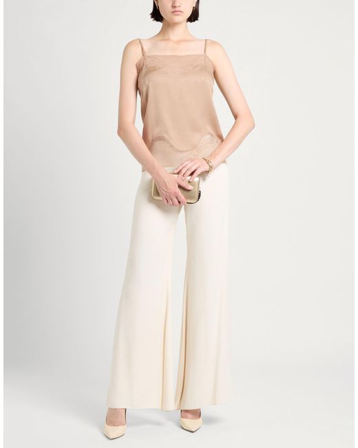 Burberry White Top Silk, Polyamide, Cotton