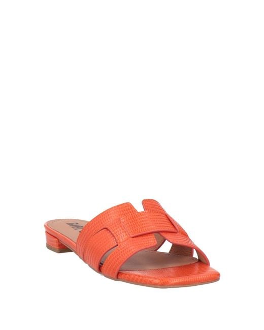 Bibi Lou Red Sandals Leather