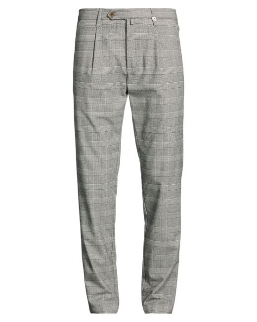 Myths Gray Pants Polyester, Viscose, Elastane for men
