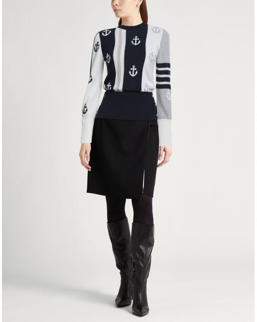 Thom Browne Blue Midnight Sweater Cashmere