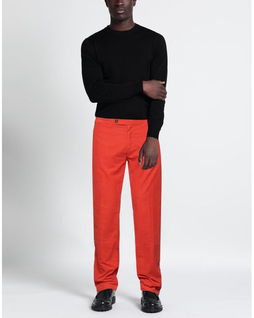 Massimo Alba Red Trouser for men