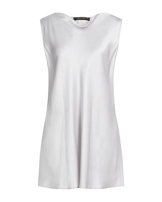 Marina Rinaldi White Top Acetate, Viscose