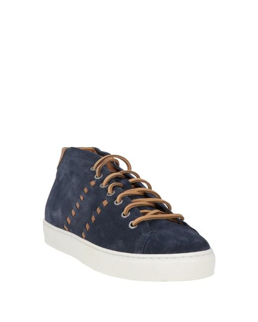 Exton Blue Sneakers Leather for men