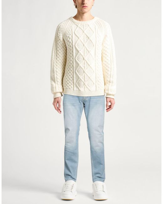 Versace Blue Jeans Cotton, Elastane, Polyester, Calfskin for men