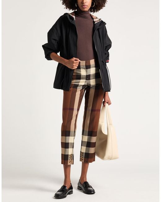 Burberry Brown Pants Wool