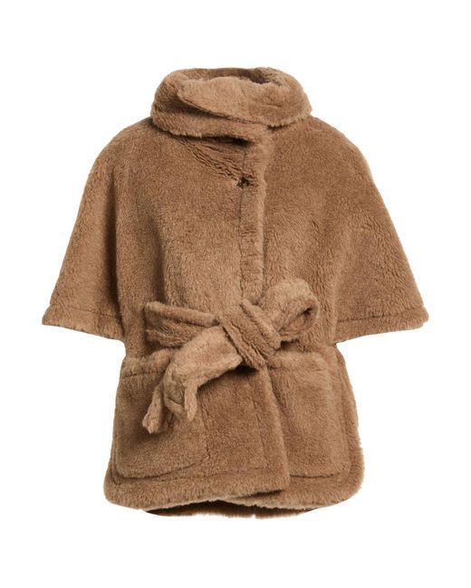Max Mara Brown Shearling & Teddy