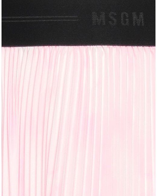 MSGM Pink Maxi Skirt