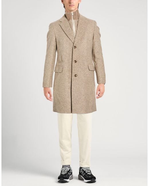 Boss Natural Coat Polyester, Polyacrylic, Virgin Wool for men