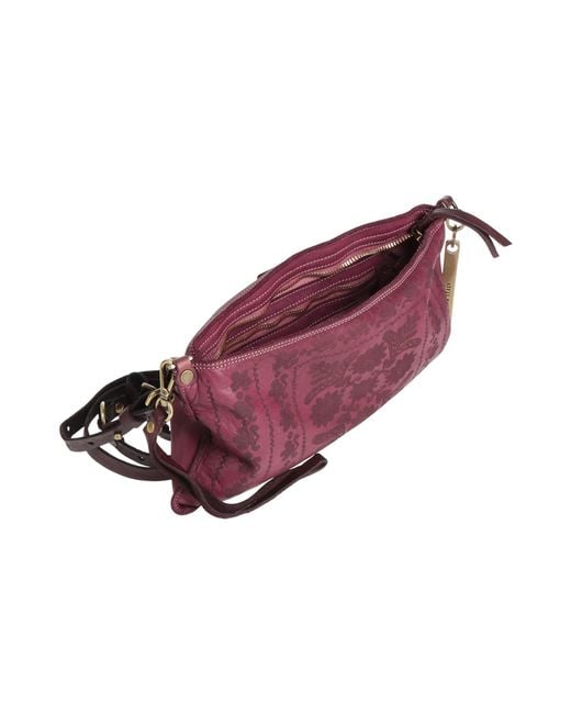Caterina Lucchi Purple Plum Handbag Calfskin