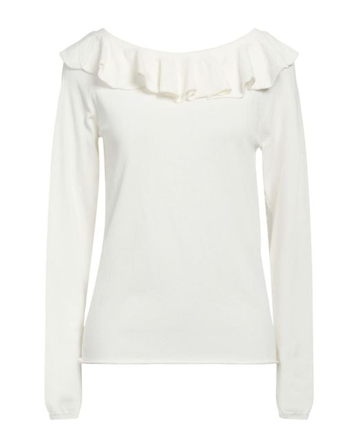 Pullover Semicouture de color White