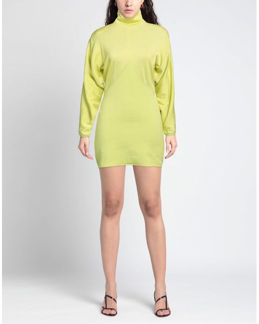 Philosophy Di Lorenzo Serafini Yellow Mini Dress