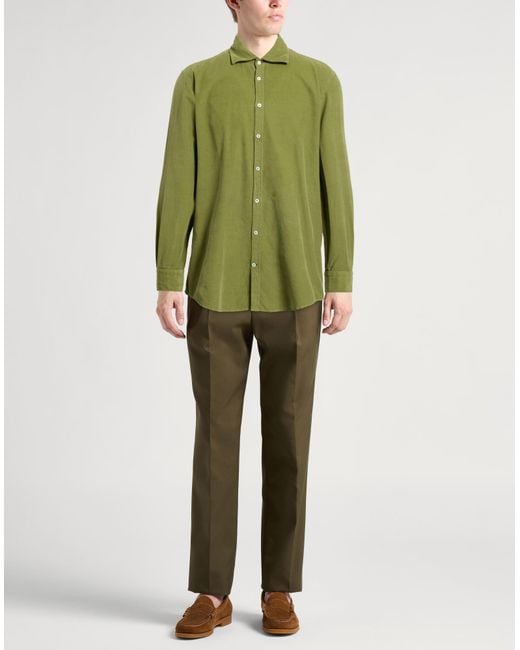 Massimo Alba Green Shirts for men