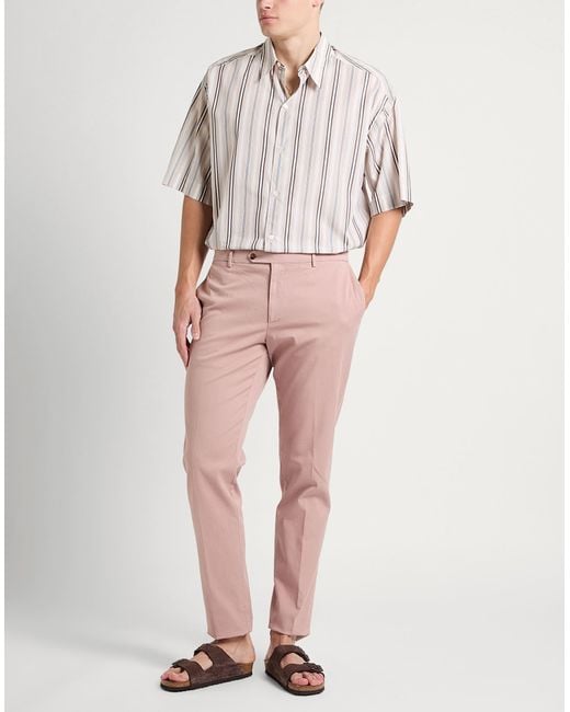 Lardini Pink Pants Cotton, Elastane for men