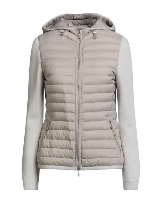 Moorer Gray Light Puffer Polyamide, Polyurethane, Wool, Silk, Cashmere
