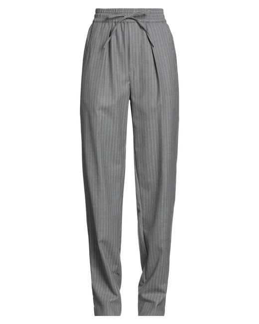 Isabel Marant Gray Pants Virgin Wool, Elastane